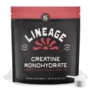 Dispositions de lignage Créatine micronisée monohydratée au sel de mer - Poudre de créatine micronisée pour l'entraînement et la performance – Pas d'ingrédients artificiels – 90 portions