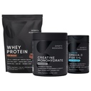 Sports Research® Wei Protein & Creatine Monohydrate the Dynamic Duo for Lean Muscle Building, Performance, Strength & Workout Recovery and Triple Strength Omega 3 Packed with EPA & DHA Fatty Acids