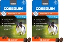 Cosequin Minis Zachte Kauwt Maximale sterkte met MSM Plus Omega3,45 Telling (verpakking van 2)