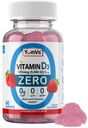 Yum-Vs - Vitamine D3 Gummies with Zero Sugar for Adults & Kids (125 mcg - 60 Count) - Suikervrij Vitamine D Gummies - Vegetarische Gummy Vitamines for Bone Support & Immune Health - Vit D3 Vitamine Kauwbaar