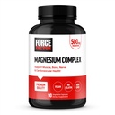Force Factor Magnesium Complex Supplement ter ondersteuning van spieren, botten, zenuwen en cardiovasculaire gezondheid, Magnesium Glycinate, Magnesium Citraat, en Magnesium Oxide, Vegan, Non-GMO, 90 Capsules