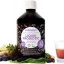 VITAGUT Liquid Probiotic, Prebiotics & Postbiotics 3-in-1 Organic, Live Probiotics for Women & Men - Probiotics for Digestive Health, 50 Miljard CFU, 19 Gefermenteerde Kruiden, Vegan Probiotic for Gut Health