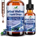 Cortisol Supplementen voor vrouwen en mannen, 17-in-1 Cortisol Reducer Detox Manager w. Magnesium Glycinate Ashwagandha, L-Theanine, Fosfatidylserine, Hormone Balanced for Women, Recess Mood Focus, Slaap
