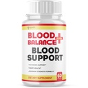 Blood Balance Plus Capsules, Official Blood Balance Plus Health Support Pills with All Natural Ingredients, Advanced Wellness Support Formula with Max Strength Vitamins for Women & Men (60 Capsules)