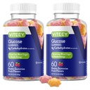 Gommies de glucose de Viteey - 4g d'hydrates de carbone - Alternative agissant rapidement aux comprimés de glucose - Soutien énergétique et de sucre dans le sang - Vegan, sans gluten, sans gélatine - 120 Compte
