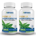 Palmara Health Premium Andrographis Paniculata Extract 2 Pack - 1.200mg (100mg Andrographolides) per Serving, Non-GMO, Veganist, Glutenvrij