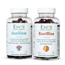 Everé Sea Moss & Calm Support Gummies Bundle – Irish Sea Moss with Bladderwrack & Burdock Root + Ashwagandha & Shilajit Gummies – Plant-Based, Vegan, Non-GMO, Mixed Berry Flavor