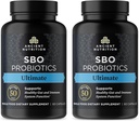 Ancient Nutrition Probiotics, SBO Probiotics Ultimate 50 Miljard CFUs*/Serving, Digestief en Immuun Support, Glutenvrij, Oude Superfoods Blend, Krimpverpakking 60 Capsules (2 Pack)