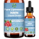 NMN Supplement 1000mg Liquid Drops, 99% Pure NMNH Alternative & Stabilized Beta-Nicotinamide Mononucleotide for NAD⁺ Levels, Cellular Energy, Anti-Aging & Longevity