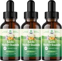 Natures Craft Liquid Multivitamine voor kinderen Immunity Support - Yummy Peuter Multivitamine Supplement met een C D3 E B6 en D3 Liquid Vitaminen voor kinderen van alle leeftijden - Hoge Absorptie (3 Pack)