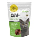 Tomlyn Immune Support Supplément L-Lysine quotidien, Lysine aromatisée aux poissons pour chats et chatons, 30ct