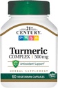 21st Century Turmeric Complex 500 mg - 60 Vegetarische Capsules, Verpakking van 4