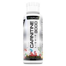 Cutler Nutrition Liquid L-Carnitine Fat Burner Supplement met Acetyl L-Carnitine & L-Carnitine Tartraat - Fat Burner Formula voor optimale absorptie, energie en spierondersteuning Sour Gummy Flavor