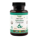 USDA Organische Spirulina Capsules - 100% Pure Vegan Supplement, Non-GMO, Glutenvrij, Chemisch-vrij, (120)