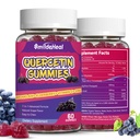 2 Pack Quercetine Gummies 1200MG, Quercetine Gummies with Bromelain, Zink Vitamine C, Immuunsysteem Vegan Gummy for Adult & Kid, 120 Vegan