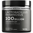 Toniiq Lactobacillus Rhamnosus Ultra High Strength 100B CFU met Prebiotic FOS 