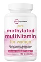 Micro Ingredients Pure Methylated Multivitamin for Women, 240 Capsules | 32-in-1 Formula with Vitamin B, C, D + Iron, Methylfolate & More | Supports Women 's Daily Wellness | Filler Free, Non-GMO