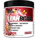 Stimilant Free Lean BCAA Powder - Evlutie Voeding BCAA's Aminozuren Poeder met CLA Carnitine en 2:1:1 Vertakte keten Aminozuren ondersteunt spierherstel Fat Burn en Metabolisme - Fruit Punch