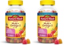 Nature Made Womens Gummy Multivitamins with Omega-3, Multivitamin for Women for Daily Nutritional Support, 150 Gummies, 75 Day Supply, (Pack of 2)