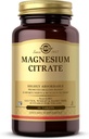 Solgar Magnesium citraat - 60 tabletten - bevordert gezonde botten, ondersteunt zenuw- en spierfunctie - zeer absorbeerbaar - niet-GMO, veganistisch, glutenvrij, kosjer - 30 porties