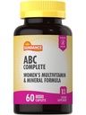 Sundance Vitamins Women’s ABC Complete Multivitamin & Mineral Formula | Daily Women’s Multivitamin | 60 Coated Caplets | Non-GMO & Gluten Free