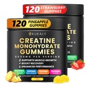 Creatine Monohydraat Gummies for Men & Women, 9000MG Creatine Gummies Sugar Free -BCAA 2:1, B12 B6 for Boost Strength, Focus & Endurance, Vegan, Non-GMO