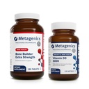 Metagenics Bundle - Bone Builder Extra Strength & D3 5000-180 Tablets of Bone Builder* - 20 Softgels of D3 5000 for Immune Support & Heart Health