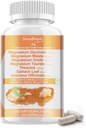 Magnesium Glycinate 500 mg per portie, met Malaat, Tauraat & Oxide, Magnesium Supplement voor Spier, Bot, Slaap en Digestie Ondersteuning, 120 Vegan Capsules, Non-GMO