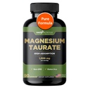 Gade Nutrition Pure Magnesium Taurate Calm & Sleep Supplement | Magnesium Supplement in Capsules Made in USA | Great Magnesium Complex