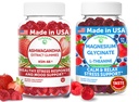 Lunakai USA Made Ashwagandha KSM-66 & Magnesium Glycinate Gummies Bundle – Daily Mood & Stress Support – 60 Non-GMO Gummies Each