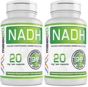 MAAC10 NADH Supplement 20mg Each 60 Capsules for Energy, Fatigue, Mental Focus & NAD+ Longevity Support | Pharmaceutical Grade 99% Pure NADH (Pack of 2)