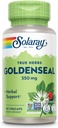 SOLARAY Goldenseal Root 550mg - Golden Seal Capsules - Kruidensupplementen voor Wellness Support - Non-GMO, Veganistisch, Glutenvrij, Lab geverifieerd, 60 dagen geld terug garantie, 50 porties, 50 VegCaps