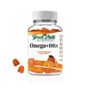 Greenfield Voedingen Halal Omega 3 Kauwbare Gummy's met DHA voor volwassenen - 60 Gummy Halal Vitaminen, Ondersteunt Hersenen, Hart en Immuun Systeem - Veganistisch, Non-GMO Glutenvrije Gelatine-Vrij Halal Vitamine