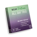 All Day Trio - Unwind, Drift & Clarity Film Patches - Topical Patches for Calm, Focus & Sleep Support - Long-Lasting Effect – 12 Pack