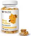 Bee Pollen – 100 Vegetarian Capsules with Propolis - Organic Multivitamin for Men, Women - Fermented Granules - Immune, Energy Support - Non GMO, Pregnancy Friendly