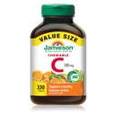 Jamieson Chewable Vitamin-C 500mg Value Supplement Pack(330 Count), Tangy Orange, (Imported from Canada)