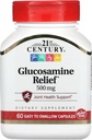 21e eeuw Glucosamine Relief 500mg - 60 Capsules, Verpakking van 2