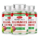Keto Apple Cider Vinegar Gummies with Vitamin B6, B12, Folate & Beet Root, Keto ACV Gummy Supports Daily Wellness & Metabolism, Natural Apple Flavor, 180 Gummies (90 Day Supply)