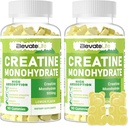 ElevateLife Createine Monohydraat Gummies 5g voor mannen Vrouwen - Sugar Free Chewable Supplement. 180 Gummies Lemon