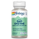 Enzyme SOLARAY DAO - Enzyme digestif qui brise l'histamine - 60 000 HDU - Enzymes digestifs - Végétaux, sans gluten, labo vérifié - 30 portions, 30 VegCaps