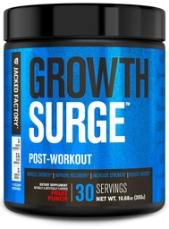 Ge Jacked Factory Growth Surge Create Post Workout w/L-Carnitine - Dagelijks spier Builder & Recovery Supplement met Creatine Monohydraat, Betaine, L-Carnitine L-Tartrate - 30 porties, Fruit Punch