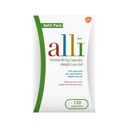 alli gewichtsverlies Dieetpillen, Orlistat 60 mg Capsules, Niet voorgeschreven gewichtsverlies, 120 Tel navulverpakking