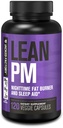 Jacked Factory Lean PM Night Time Fat Burner, Slaaphulp Supplement, & Appetite Suppressant voor mannen en vrouwen - 120 Stimulant-Free Veggie gewichtsverlies pillen