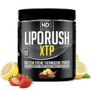 LIPORUSH NDS Nutrition XTP Thermogenic Fat Burner with L-Carnitine - Energy, Focus, and Appetite Control - Poudre de combustion de graisse thermogénique extrême Perte de poids - Cimonade de fraise (45 portions)