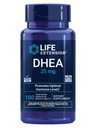 Prolongation de la durée de vie DHEA 25 mg – supplément d'équilibre hormonal, mémoire, santé musculaire, santé des os, santé des hommes, santé des femmes, sans gluten, non-OGM, végétarien, 100 comprimés dissolvés dans la masse