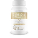 Gold Oral Biotics Pro - Nos meilleurs probiotiques et prébiotiques pour la santé buccodentaire - Probiotiques buccodentaires avancés pour la bouche mal respirer - 11 souches 40 milliards CFU Probiotique Capsules - Dent et Gum Dental Probiotique