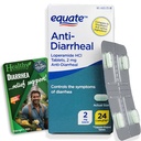 Gezond Overschot Equate Anti-Diarree Loperamide HCI 2 mg 24 Capletten en Vitale Volumes Tips Kaart