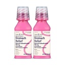 Foster & Thrive Maagrelief Liquid for Misselijkheid, Heartburn, Indigestie, Gestoorde Maag, Diarree - Fast Relief for 5 Symptomen, Antidiarrheal, Bismut Subsalicaat 525 mg, Original, 8 oz (Pack of 2)