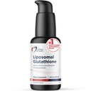 Conceptions pour la santé Glutathion liposomique - supplément de glutathion liquide, 100mg avec absorption améliorée - Détox + système immunitaire - gouttes aromatisées de menthe poivrée de citron (50 portions / 1,7oz)