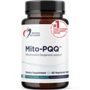 Conceptions pour la santé Mitochondria Formule énergétique avec bio-PQQ - Mito-PQQ Rhodiola + 20mg PQQ (Pyrroloquinoline Quinone) Supplément - Soutient la biogenèse mitochondrial + Vieillissement en santé (60 capsules)